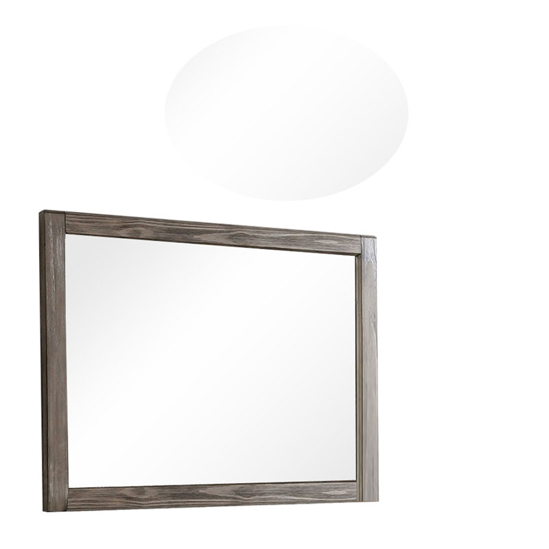 Miroir mural biseauté