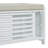 Distressed Shutter Storage Bench with Acacia Veneer-106900673