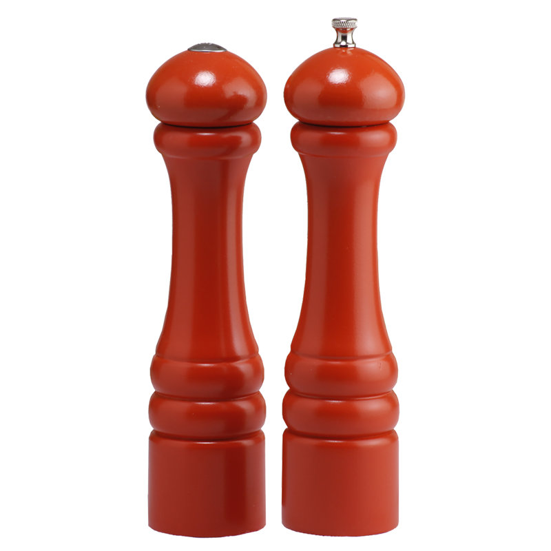 10" Imperial Pepper Mill & Shaker Set, Butternut