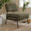 Autiana Boucle Upholstered Occasional Accent Slipper Chair-1287833447