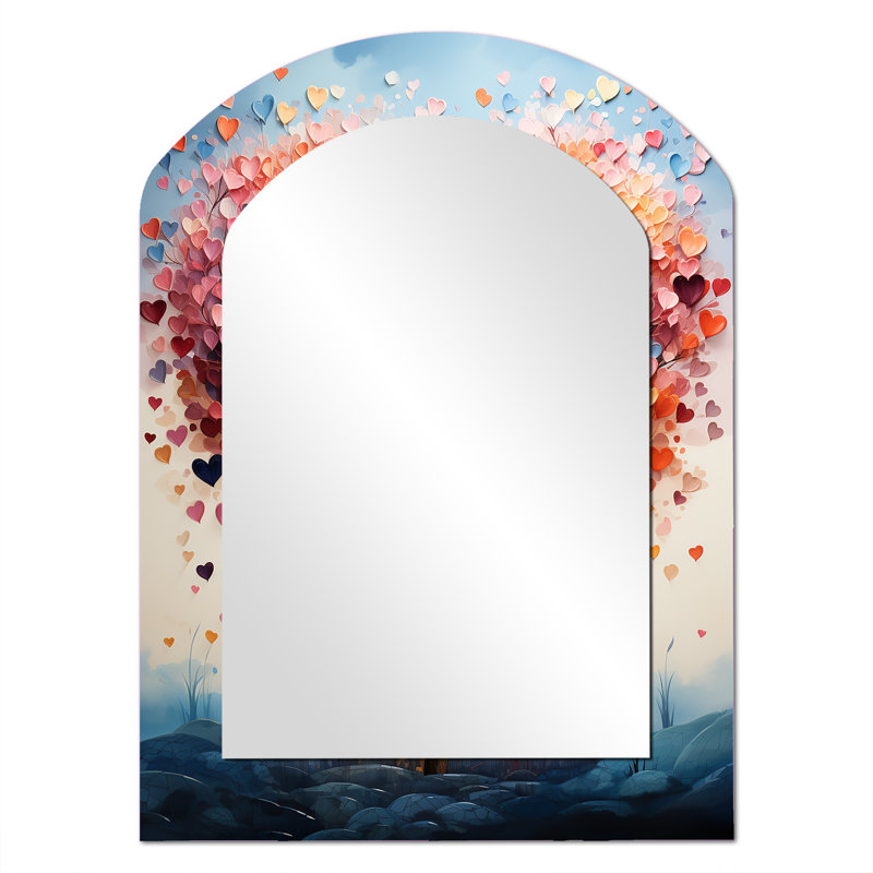 Miroir mural Blossoming, 34 po x 25 po