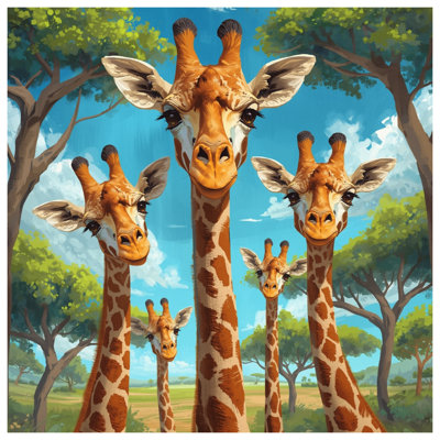 Édredon Group of Giraffes