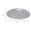 Plateau Vello, forme ronde, texture martelée, fer argenté 15 po