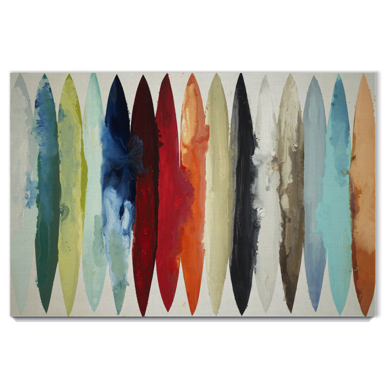 «Even Flow», reproduction sur toile tendue, H 36 po x l 24 po x P 1,5 po