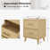 Marksbury 16'' W Modern 2-Drawer Nightstand with Charging Port (Set of 2)