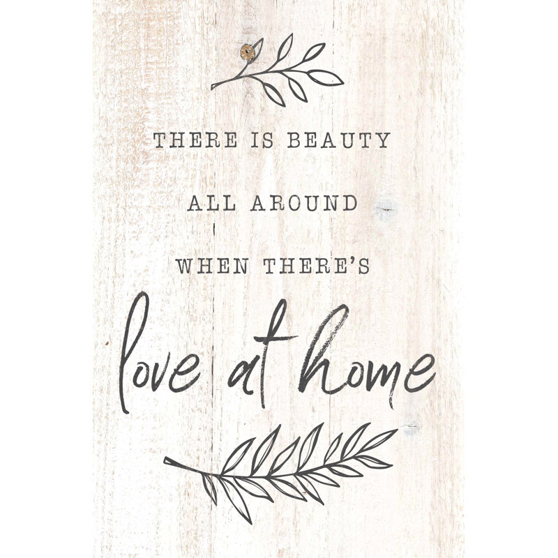 Love At Home 2 - Wrapped Canvas Print, 76cm H x 51cm W x 3.8cm D