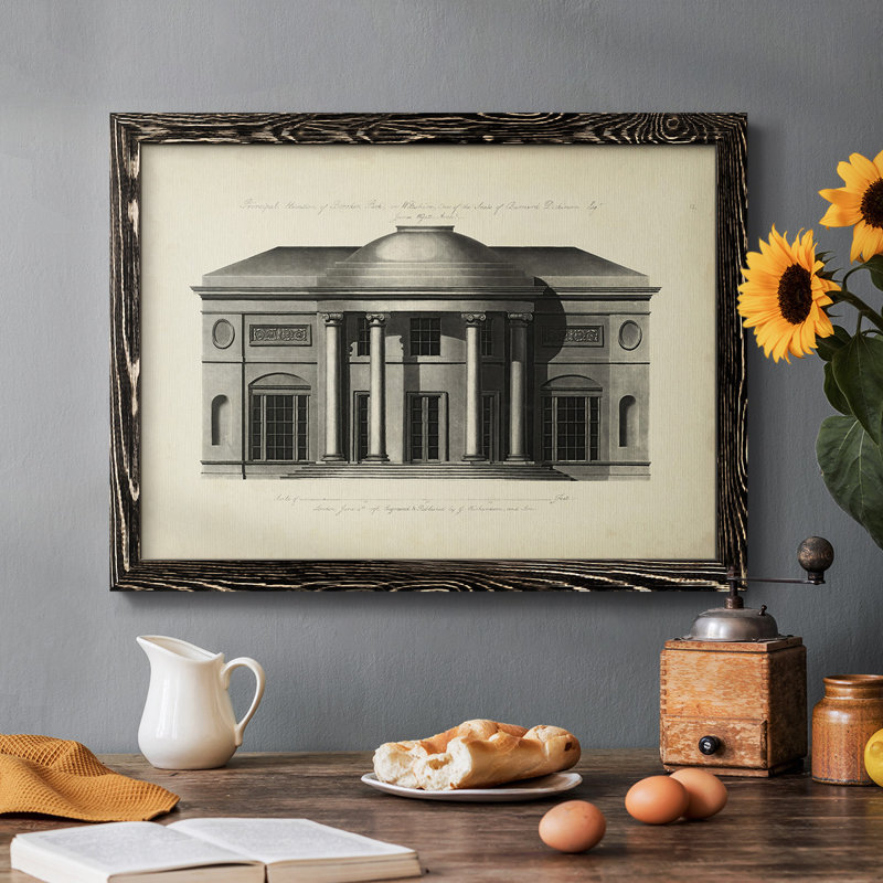 Richardson Architecture III, reproduction d'art sur toile, Noir, H 22 po x l 32 po x P 1,5 po