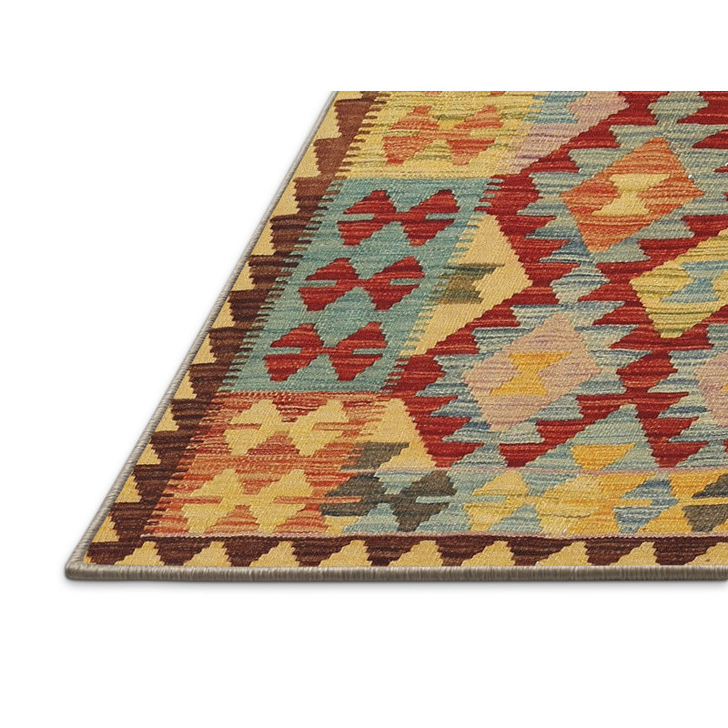 Tapis gris/brun/crème contemporaine, Rectangle 4 pi x 6 pi