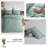 Super Soft Duvet Cover - 100% Washed Microfiber Comforter Cover Set 3 Pieces with Zipper Closure & Corner Ties-1682577701-1741523633