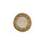 Table basse ronde en aluminium