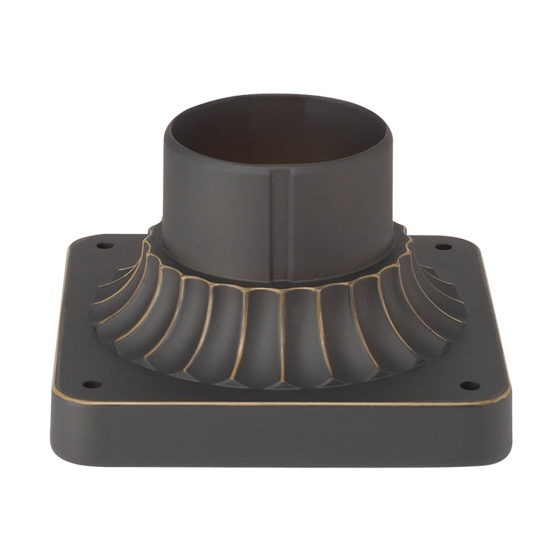 Patro Pier Mount Base, Oiled Bronze