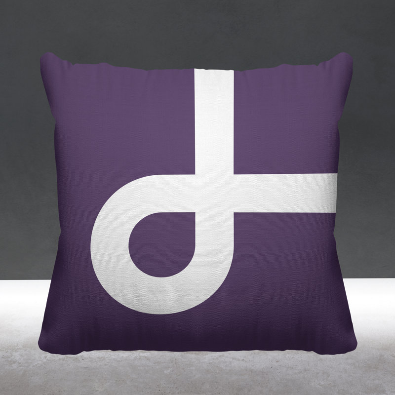Coussin intérieur / extérieur Channing, L 15 po x H 15 po, Mauve