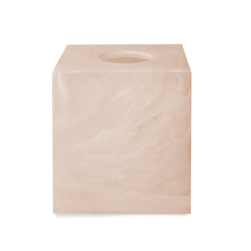 Fredreka Tissue Box Cover, Pale Pink