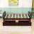 Kristle Twin 2 Drawers Wood Platform Bed-874032602