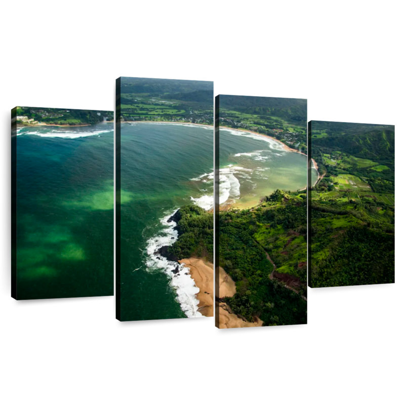 Gillard Hanalei Bay Kauai, 48" H x 75" W