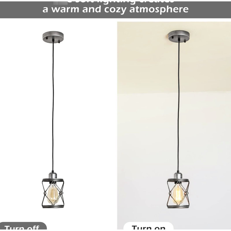 Luminaire suspendu industriel industriel gris argenté ajustable pour les espaces intérieurs dans la chambre à coucher, le sous-sol, le vestibule et le vestibule.