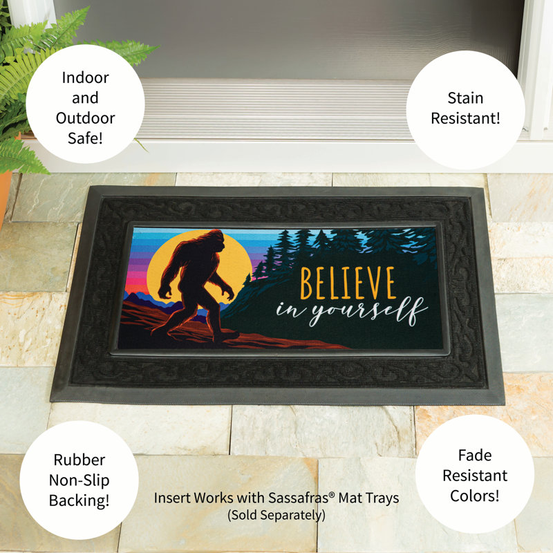 Big Foot Believe In Yourself Sassafras Switch Mat