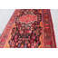 Tapis rouge et noir en laine fait à la main 5X9