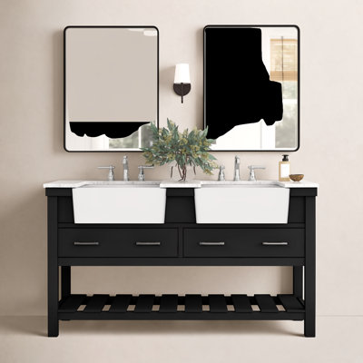 Ensemble de meuble-lavabo double 60 po Pelaghia