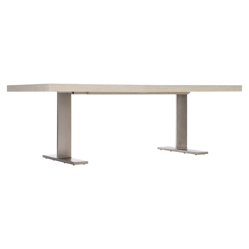 Solaria Extendable Solid Wood Double Pedestal Dining Table