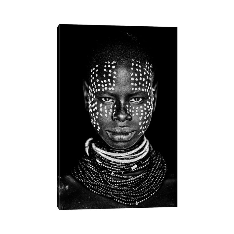 Karo Woman by Vedran Vidak - Wrapped Canvas Gallery-Wrapped Canvas Giclée, 66.04 cm H x 45.72 cm W x 3.175 cm D