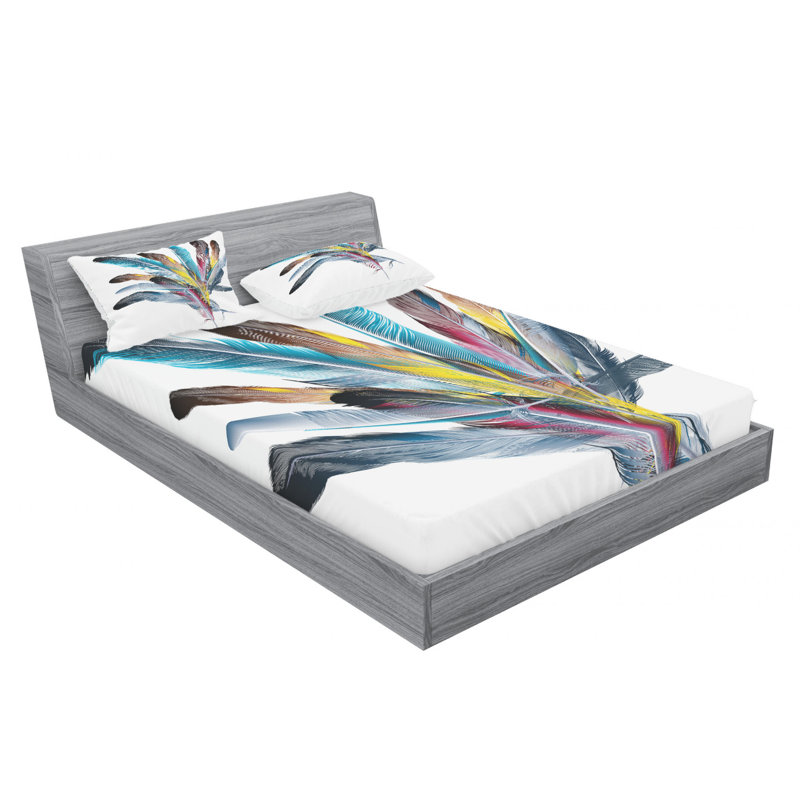 Microfiber Sheet Set, Full Sheet Set with Fitted Sheet and 2 Pillowcases