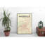 Nashville City Map - No Frame Print-1494416383