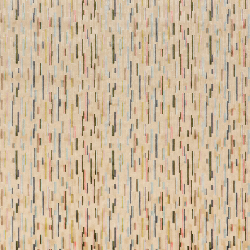 Cosmopolitan Fairford Fabric, Cream/Pewter/Rose