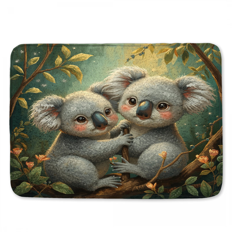 Mignon tapis de bain Koala, L 24 po x L 17 po