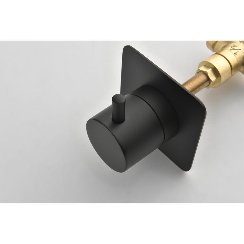 Régulateur de volume de douche à débit très élevé - fonte en métal 3/4 po avec laiton et poignée réglable pour une fabrication précise de la valve