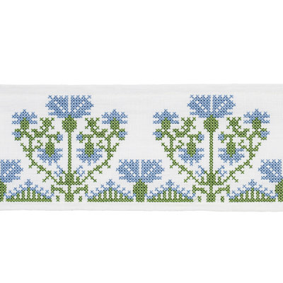 Schumacher x Mary McDonald Custis Embroidered Tape