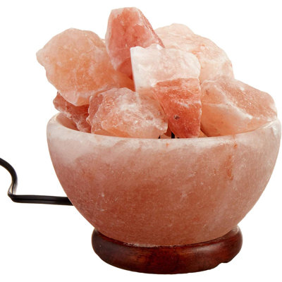 Himalayan Crystal Salt Lamp Abundance Bowl Salt Lamp With Cord By Black Tai Salt Co.