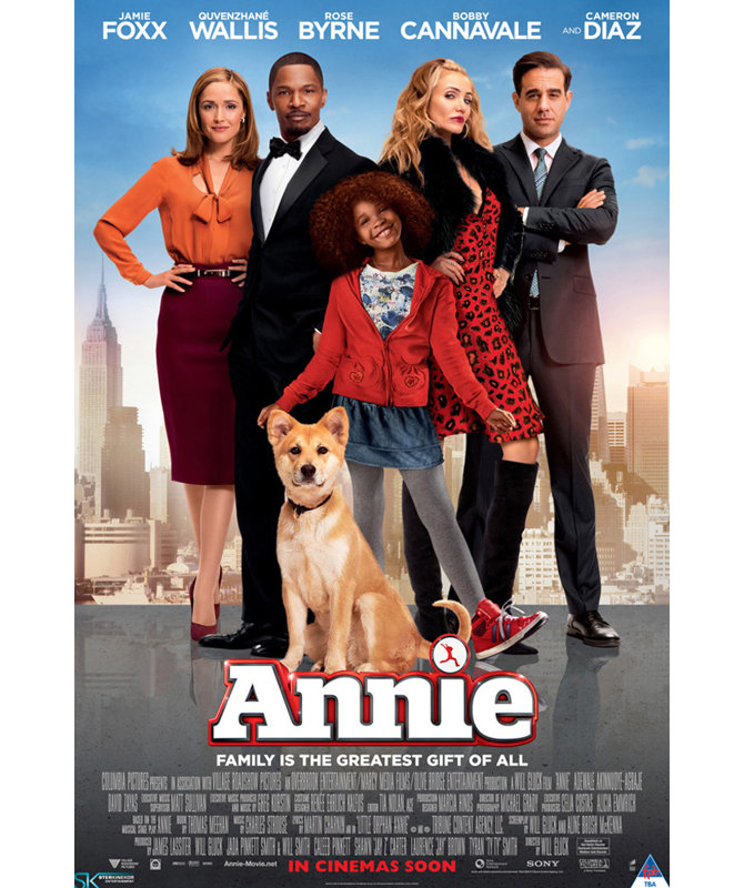 Annie, H 24 po x l 16 po