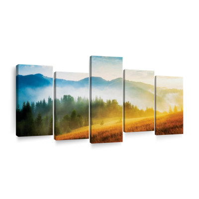 «Dreamy Mountainscape», reproduction sur toile