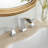 2-handle Bathroom Faucet with Drain Assembly-100089969