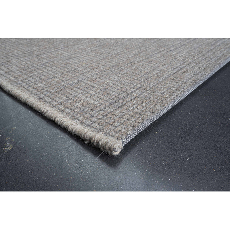 Kai Striped Wool Hand Woven Area Rug, Rectangle 140 x 200cm