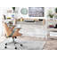 Dawnette Metal Base Writing Desk-520555230-520555225