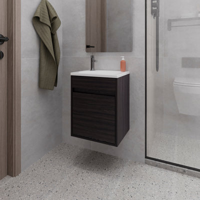 Lavabo de salle de bain Sutcliffe, noir