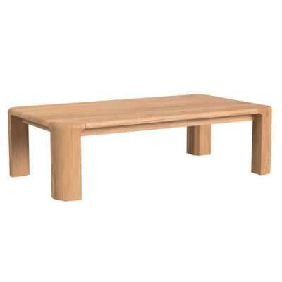 Table basse en teck naturel