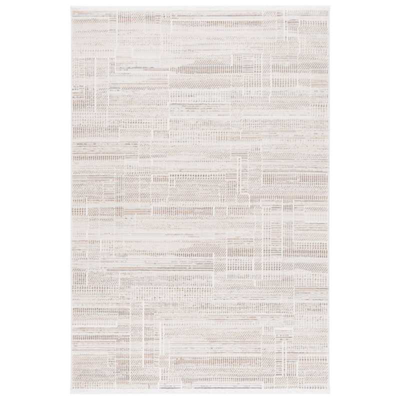 Delvina Performance Abstract Rug, Rectangle 5' x 7'