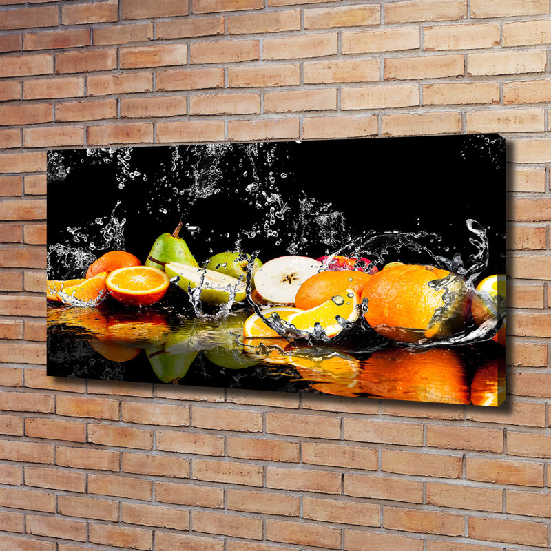 Fruit And Water - Wrapped Canvas Print