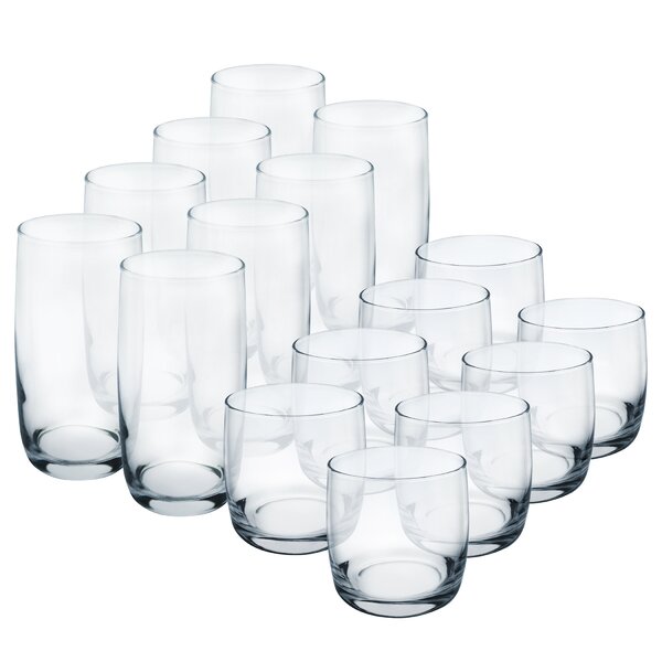 Libbey 16 piece MARTELLO Beverage Glassware Set