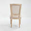 Chaise rembourrée avec pieds en bois