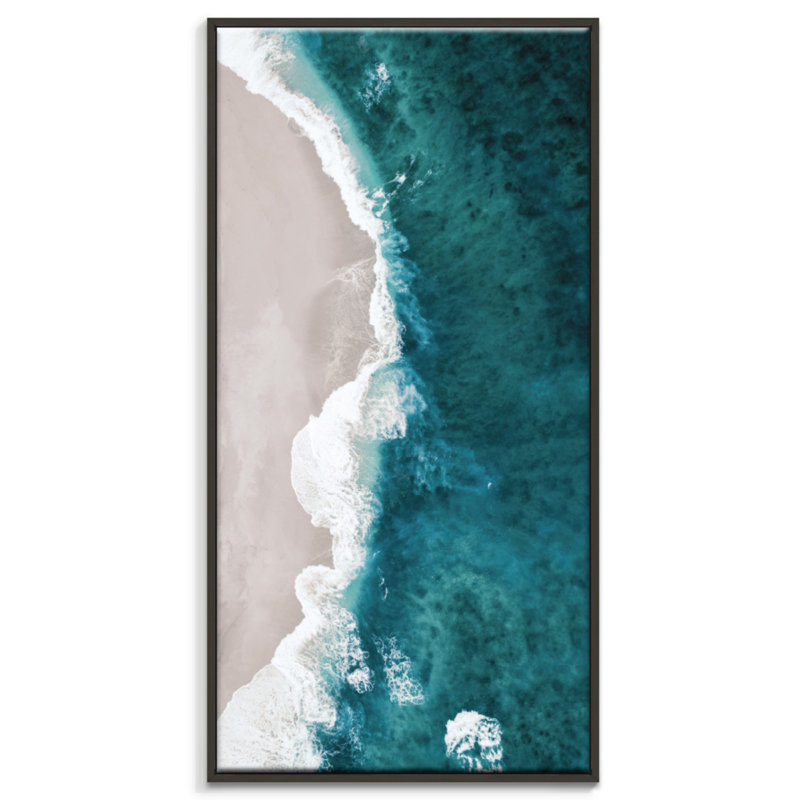 Print on Canvas, 61cm H x 31cm W, Black Floater Frame