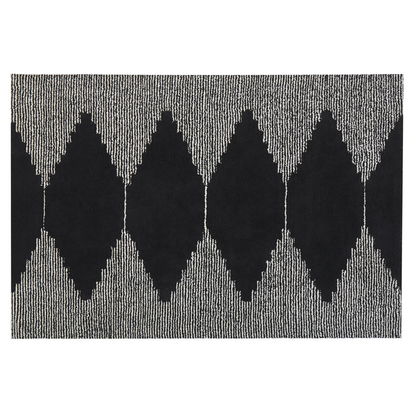Landershire Geometric Cotton Area Rug, Rectangle 140cm x 200cm