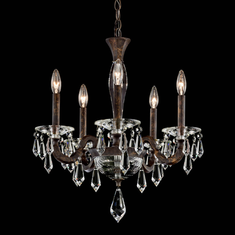 Napoli 5 - Light Chandelier, Heirloom Bronze