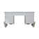Carvajal Transitional 7-Drawer Vanity Desk with Oversized Scrolled Legs
