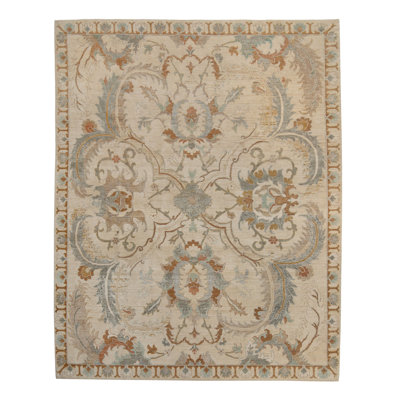 Traditional Wool Silk Rug