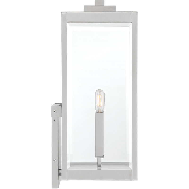 Quoizel Wall Light, Stainless Steel