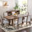 Arkelle 84" Manufactured Wood Trestle Dining Table